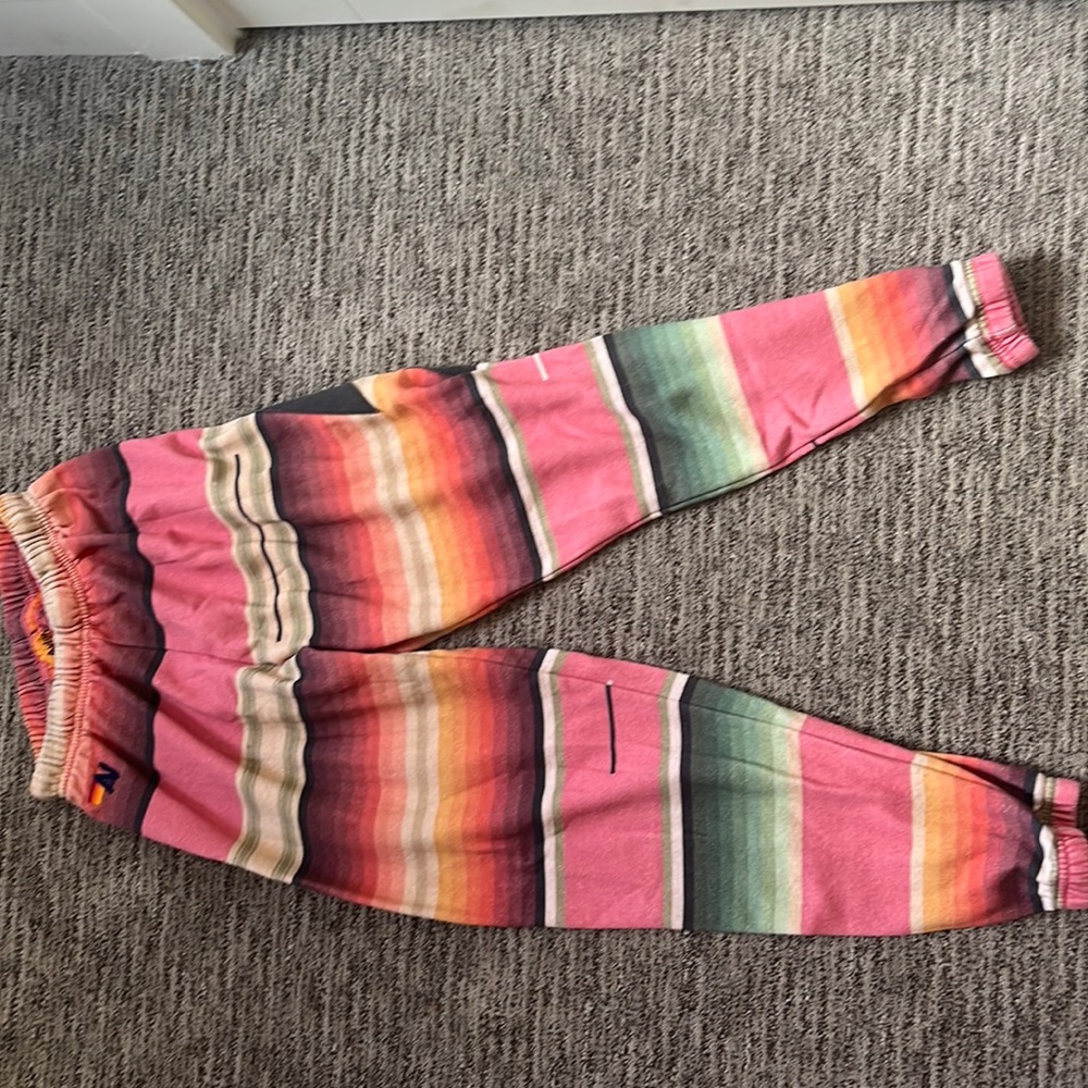 TULUM BOLT STITCH SWEATPANTS - PINK